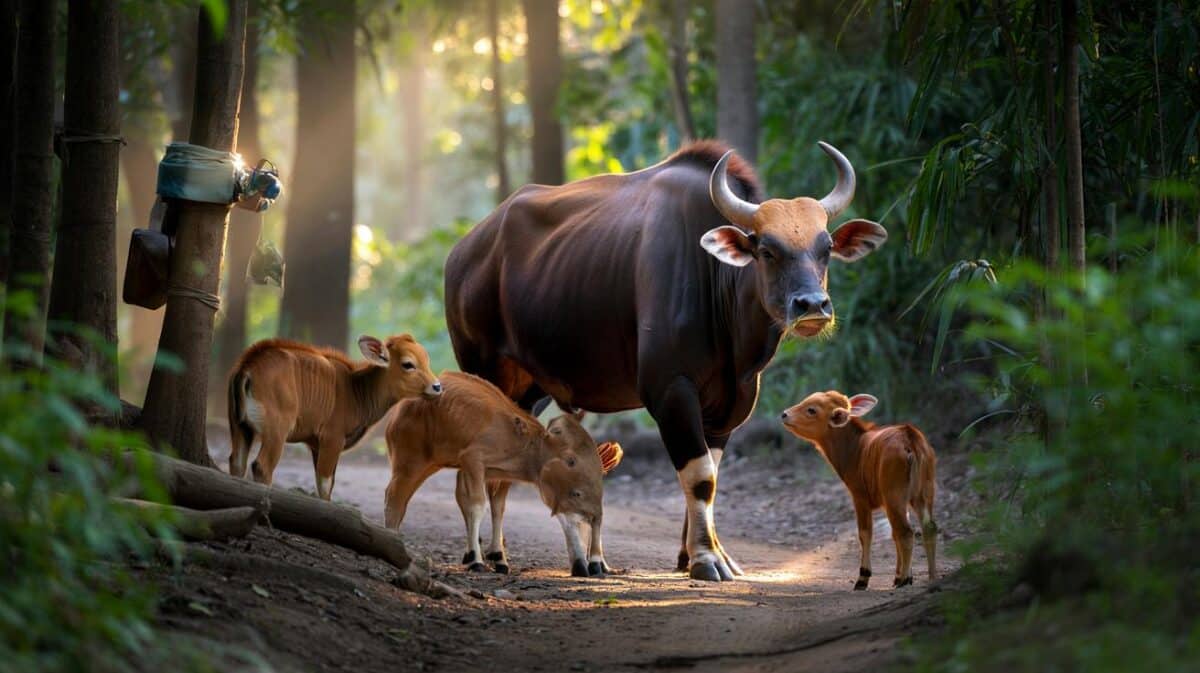 People ask if conservation works : trail cam in Thailand shows 3 calves — why it matters to you