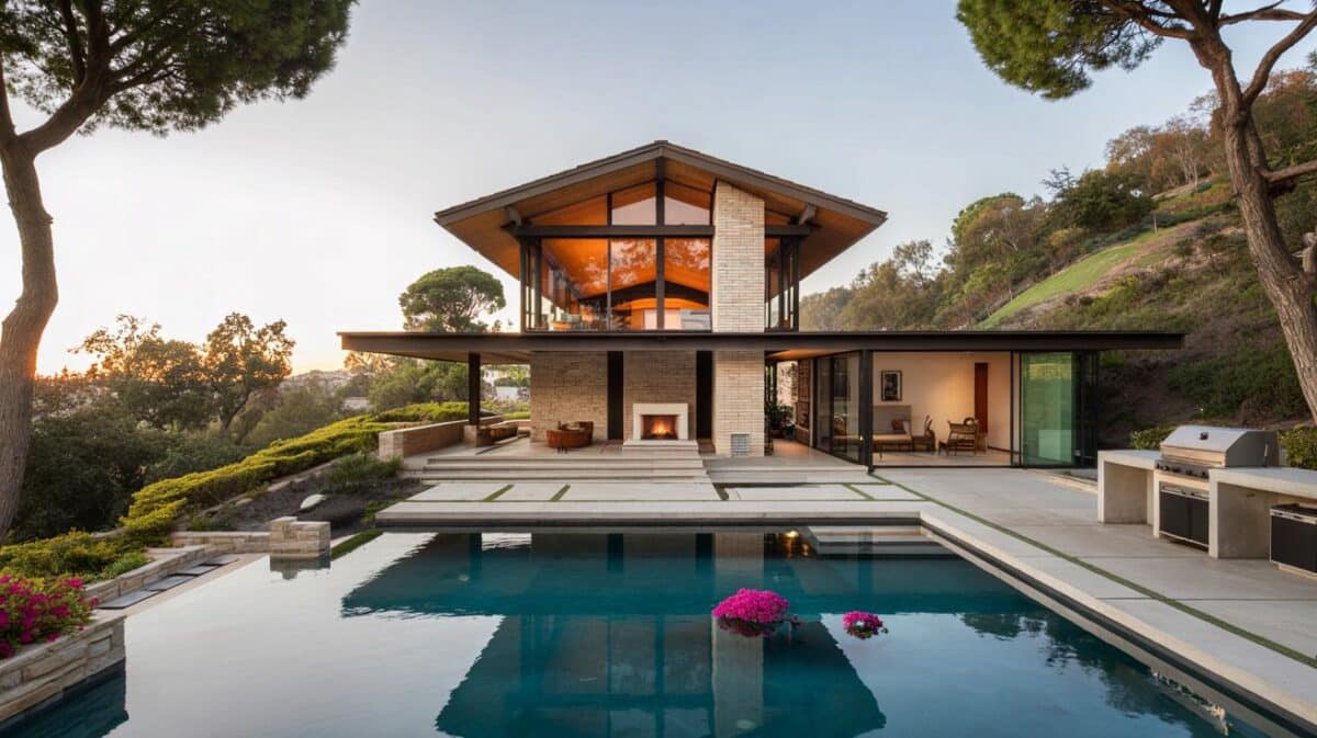 Would you pay $10.4m for Diane Keaton’s Lloyd Wright home? 4,400 sq ft, 1.4 acres, 3 price cuts